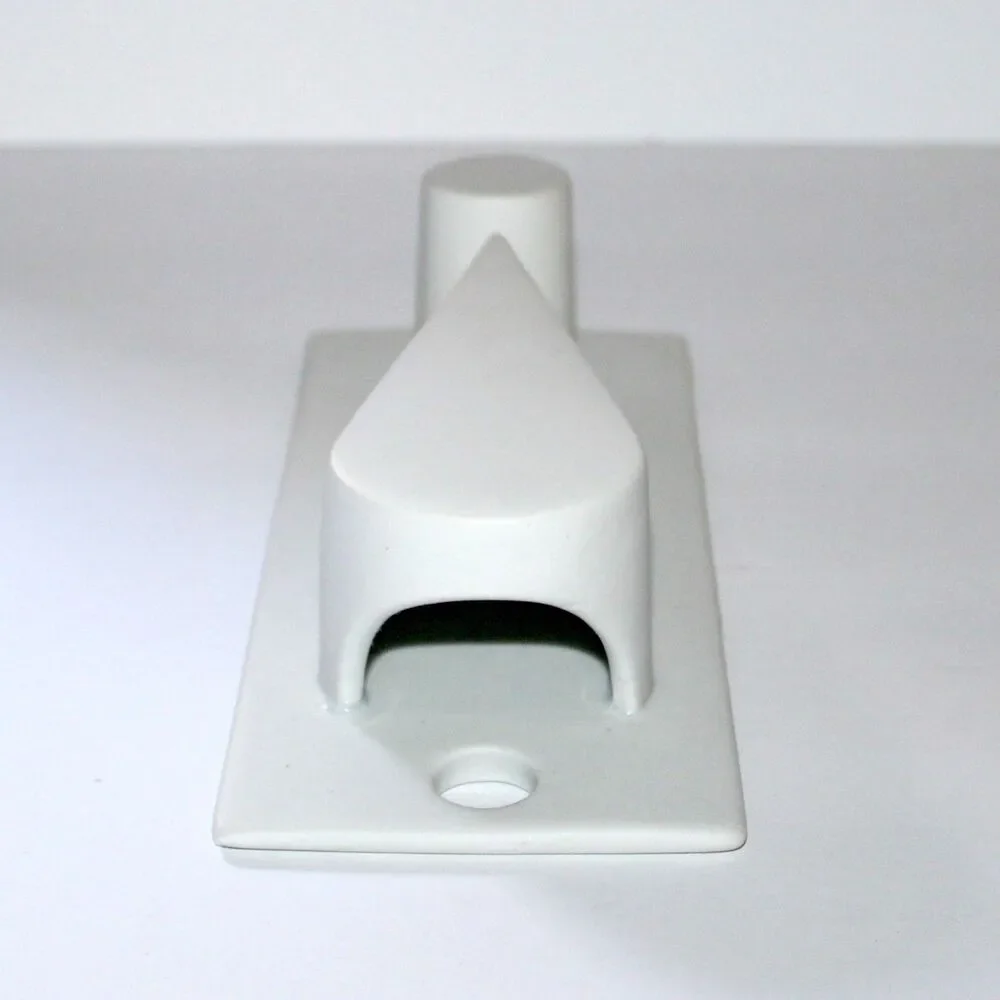 CB2 design Exclamation Vase wall pocket white ceramic modern fun